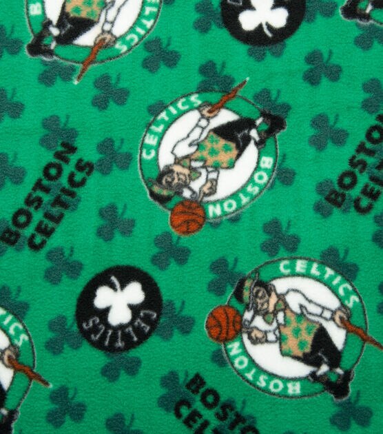 Boston Celtics Fleece Fabric, , hi-res, image 3