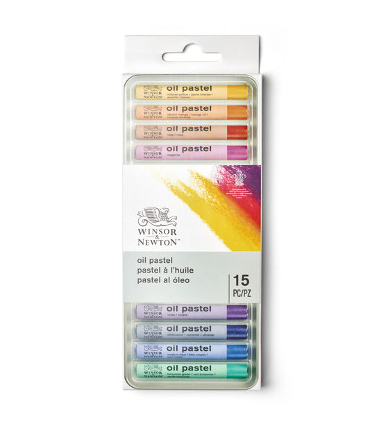 Winsor & Newton Introduction to Fine Art Oil Pastels, Set of 15