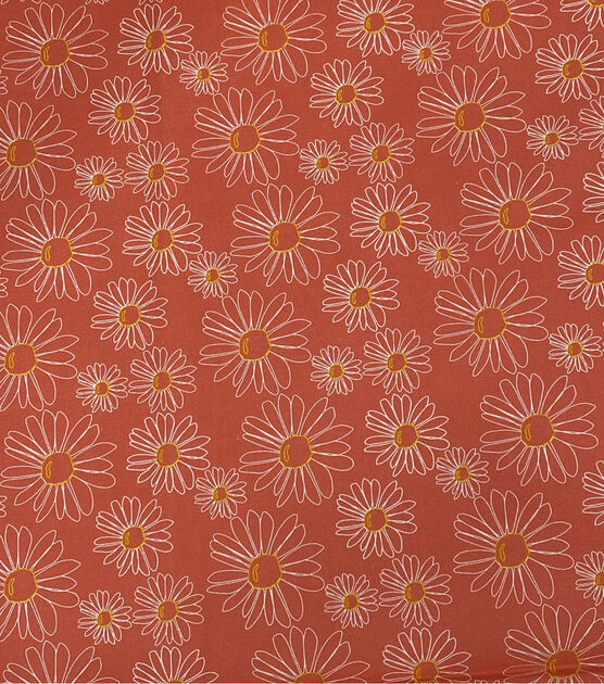Floral on Coral Quilt Cotton Fabric by Keepsake Calico, , hi-res, image 2