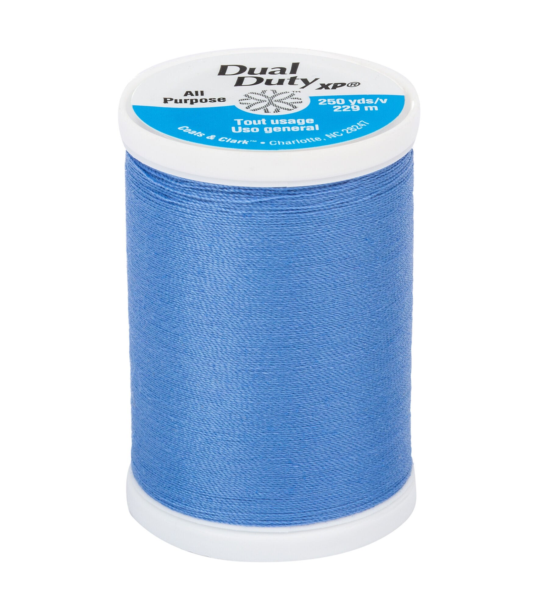 Coats & Clark Dual Duty XP General Purpose Thread 250yds, #4130dd Cornflower, hi-res