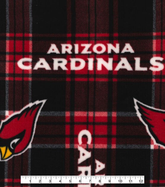 Fabric Traditions Nfl Arizona Cardinals Plaid Flc