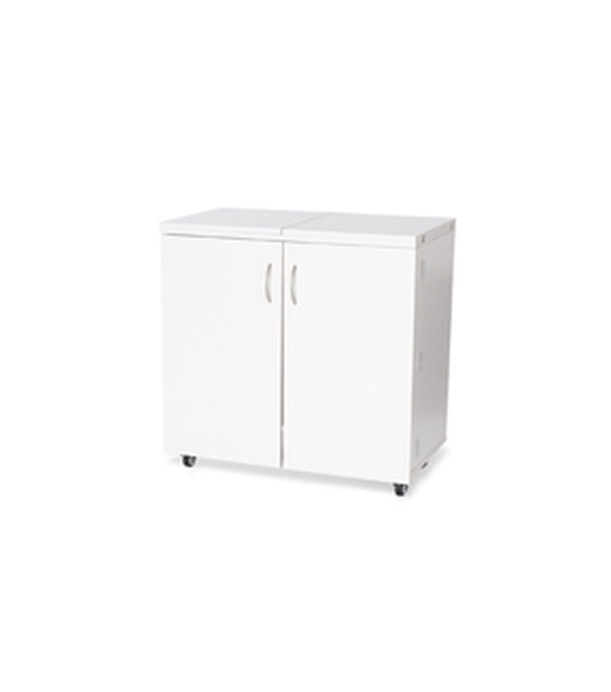 Arrow Bandicoot Sewing Cabinet, Ash White, swatch, image 1