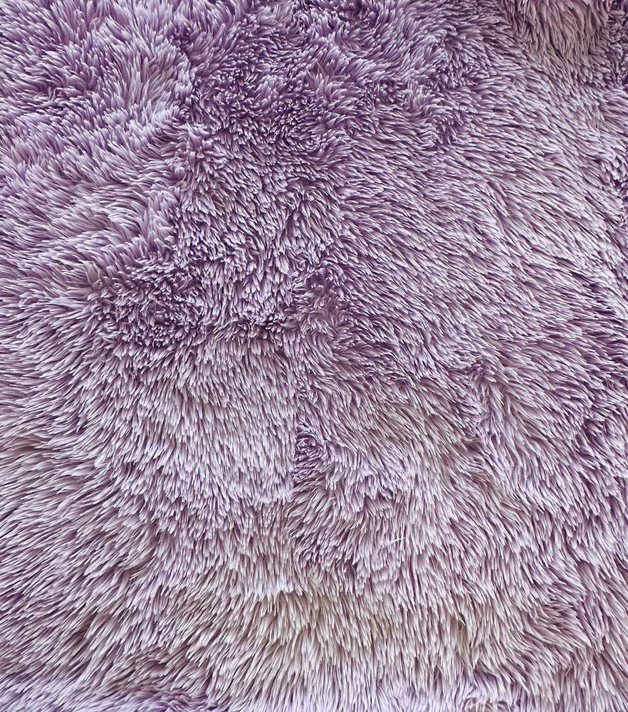 Costume Faux Fur Fabric, Light Purple, swatch, image 15
