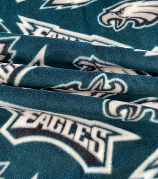 Fabric Traditions Philadelphia Eagles Fleece Fabric Tossed, , hi-res, image 3