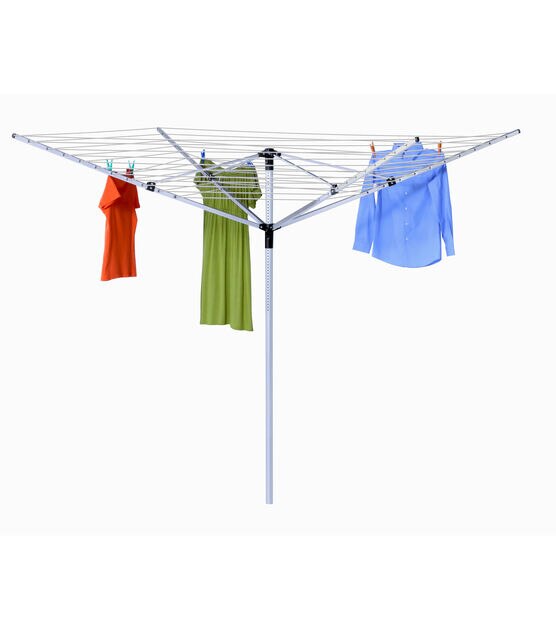 Honey Can Do 165' Aluminum Outdoor Umbrella Drying Rack