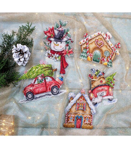 Stoney Creek 4ct Christmas Counted Cross Stitch Stocking Kit