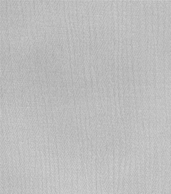 Silky Solids Crinkle Rayon Fabric White, , hi-res, image 2