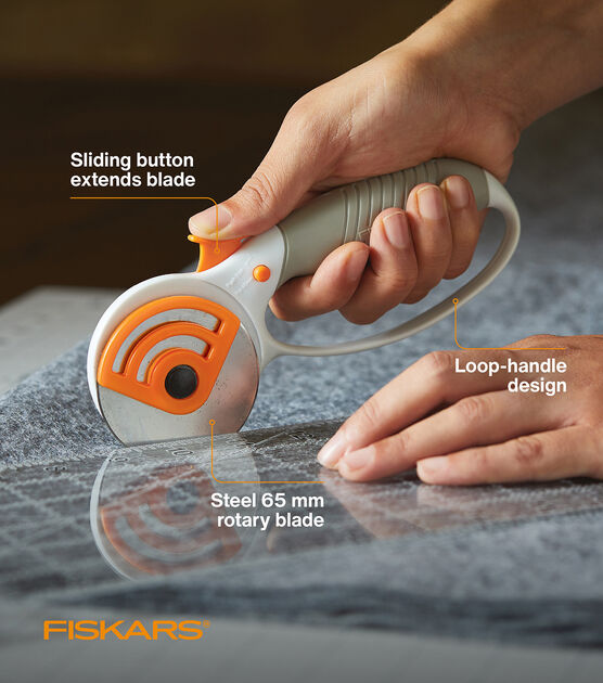 Fiskars DIY Heavy duty Comfort Loop Rotary Cutter, , hi-res, image 3