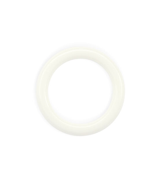 Dritz 1-1/8" Plastic Rings, White, 14 pc, , hi-res, image 3