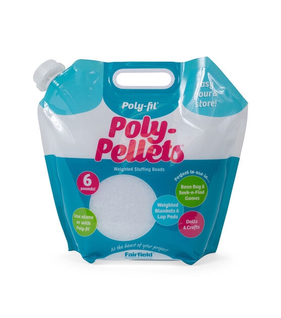 Fairfield 6lbs Poly Pellets Weighted Stuffing Beads Bag