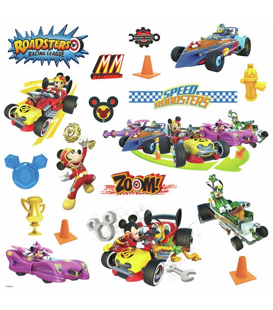 RoomMates Wall Decals Mickey and the Roadsters Racers, , hi-res, image 2
