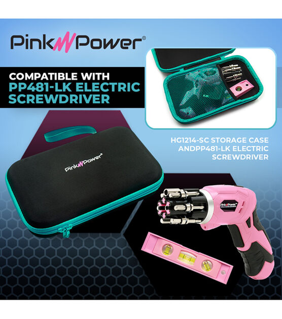 Pink Power 10in Aqua Splash Storage Case, , hi-res, image 7