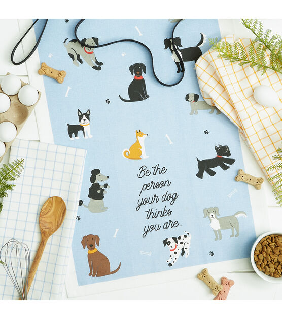 Design Imports Dog Person Kitchen Towel Set, , hi-res, image 7