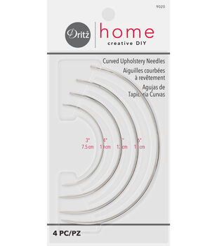 Dritz® Home Long Straight Upholstery Hand Needles- 4/Pk