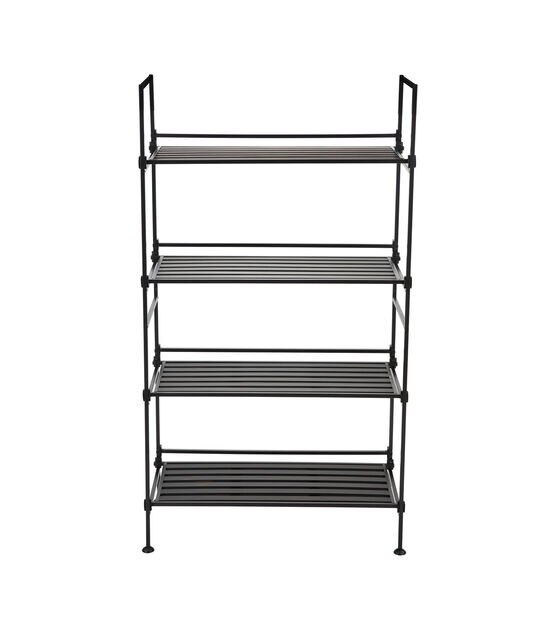 Organize It All 25" x 45" Espresso 4 Tier Freestanding Shelf, , hi-res, image 7