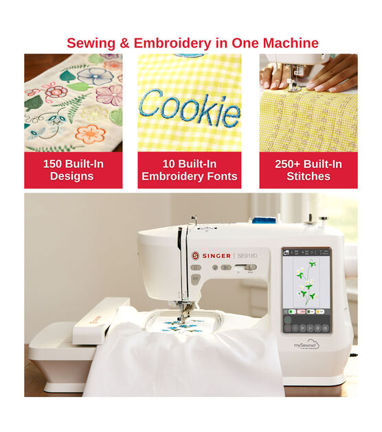 SINGER SE9180 Sewing and Embroidery Machine, , hi-res, image 4
