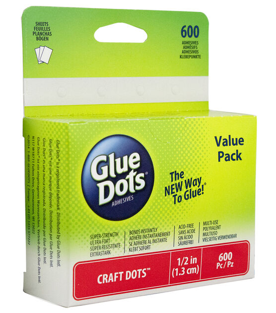 Glue Dots Clear Adhesives School Value Pack Craft, , hi-res, image 2