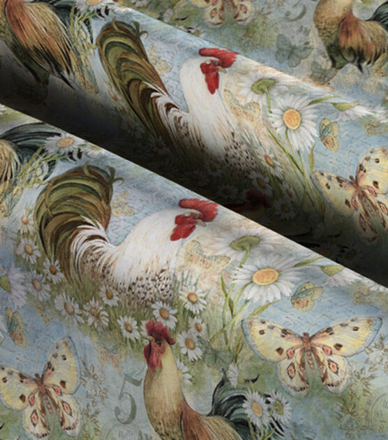Susan Winget Proud Rooster Premium Cotton Fabric, , hi-res, image 3