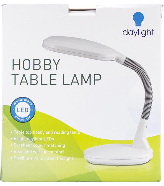 Daylight Hobby Reading Led Table Lamp, Daylight Naturalight Hobby Table Lamp