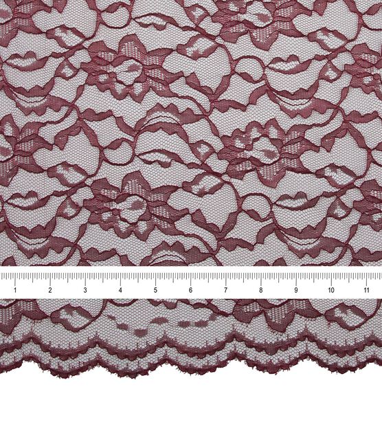 Red Lace Fabric by Casa Collection, , hi-res, image 3