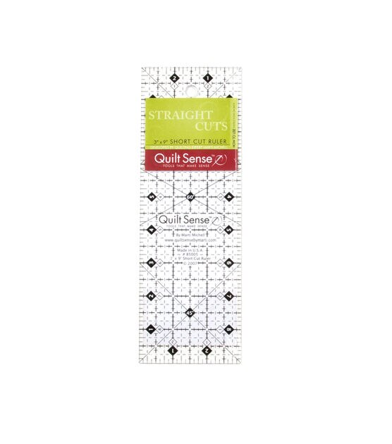 Quilt Sense 3" x 9" Short Cut Ruler