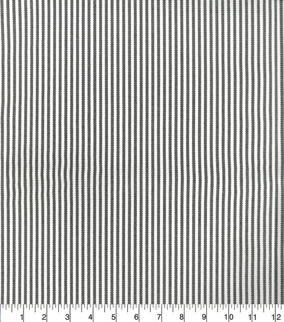 Grey Railroad Stripe Woven Fabric, , hi-res, image 2