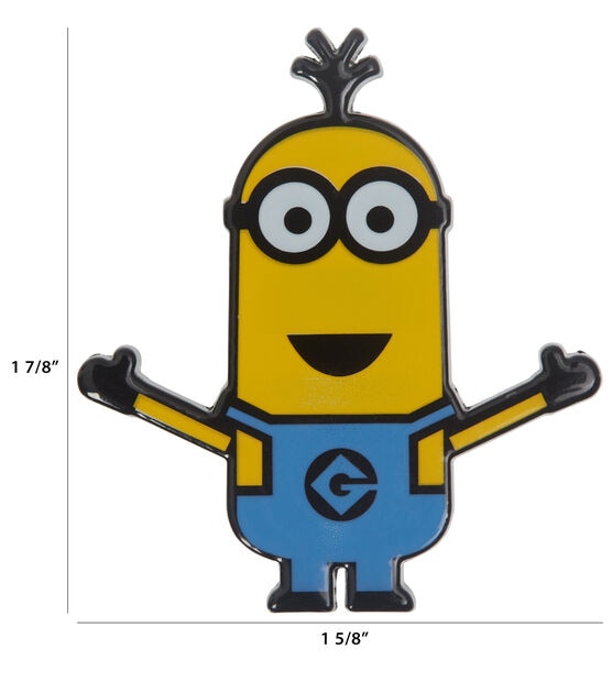 Minions Kevin 1 7/8in Enamel Shank Button, , hi-res, image 4