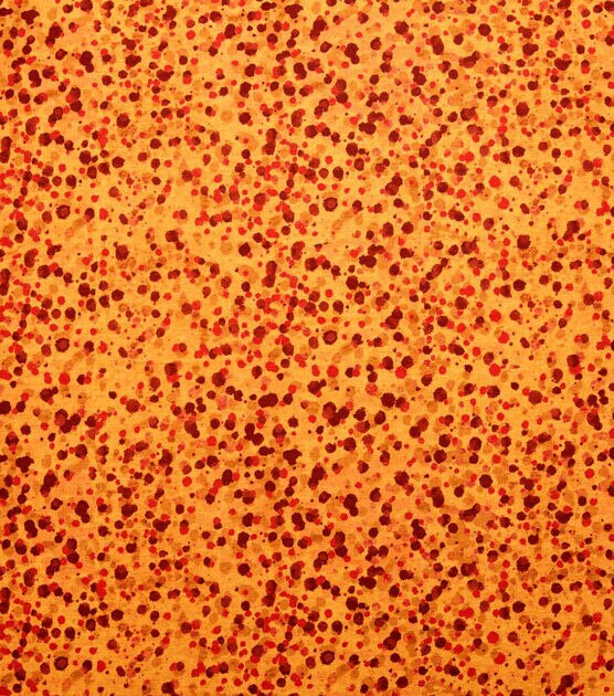 Reba Mainger Speckled Dots Red Orange Premium Quilt Cotton Fabric