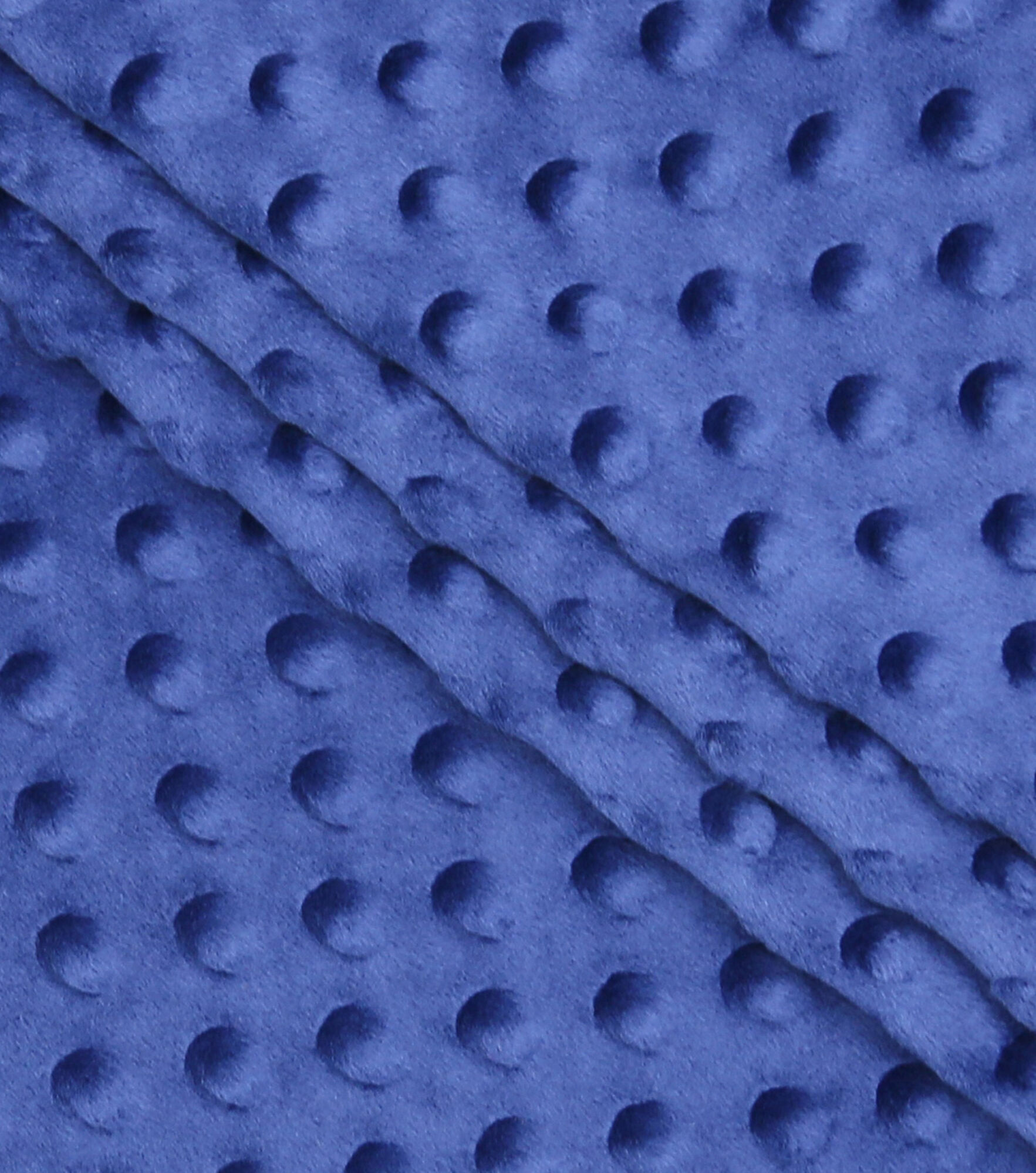 Soft & Minky Fleece Fabric  Dots, Medieval Blue, hi-res