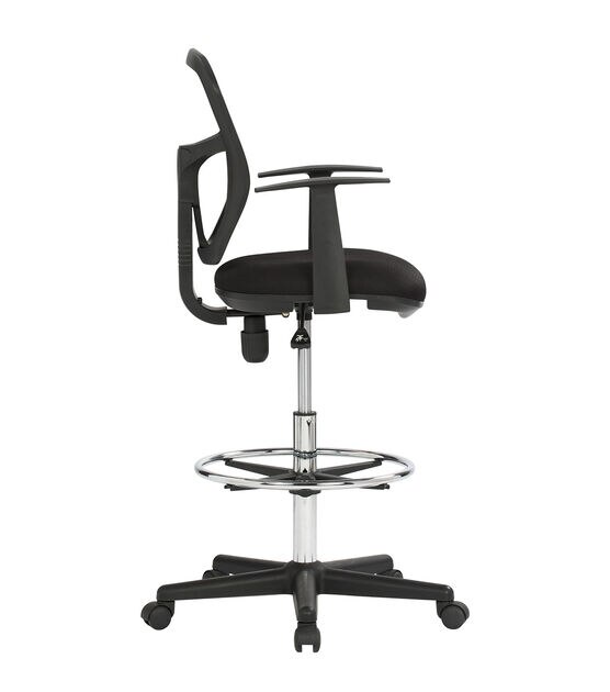 Studio Designs Riveria Drafting Chair Black, , hi-res, image 2
