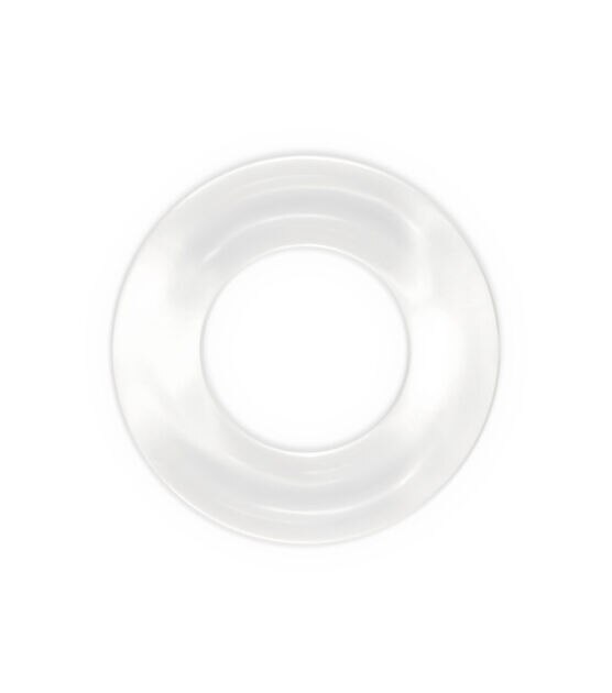 Dritz 1/2 Plastic Rings 24/Pkg-Clear