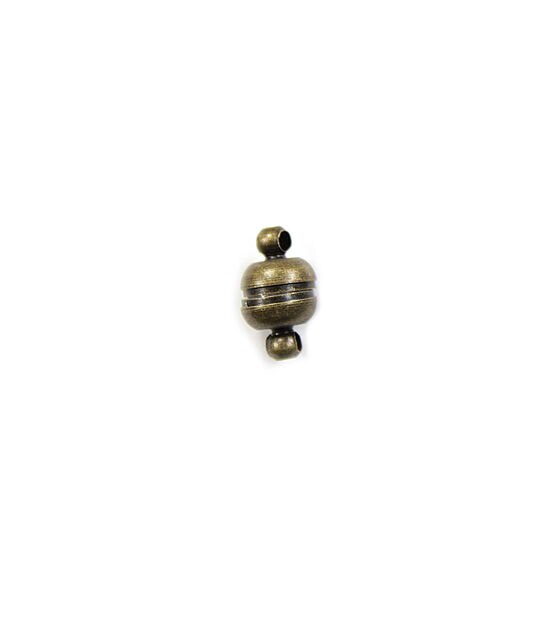 7mm x 11mm Oxidized Brass Metal Magnetic Clasp by hildie & jo