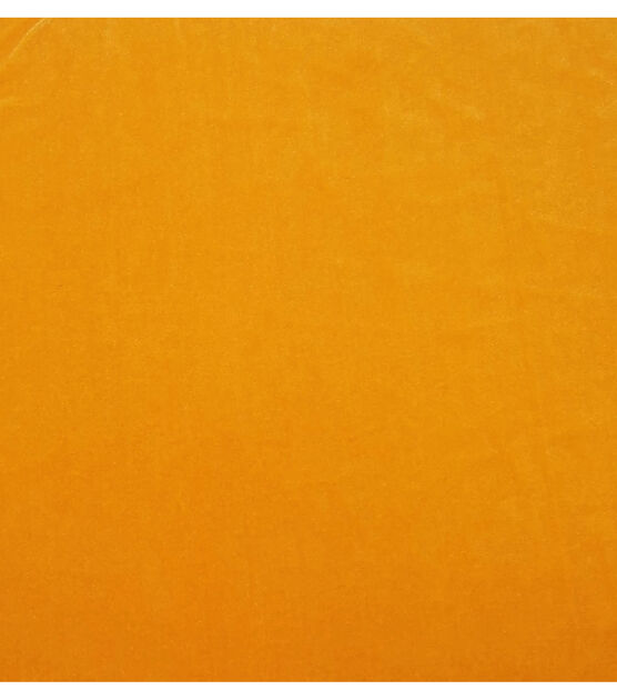 The Witching Hour Orange Stretch Velvet Costuming Fabric