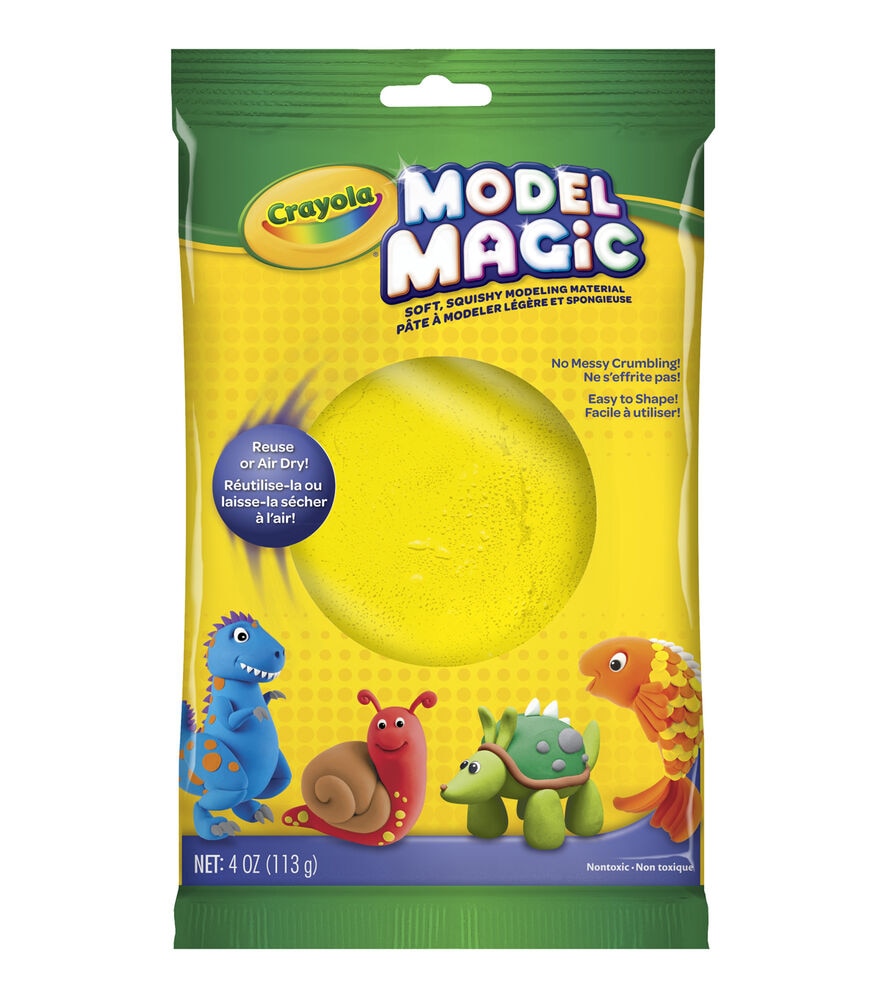 Crayola Model Magic Modeling Clay, Yellow, swatch, image 12