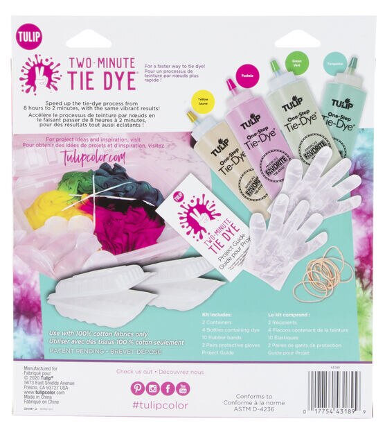 Two-Minute Tie Dye Kit Fruit Punch - Tulip Color