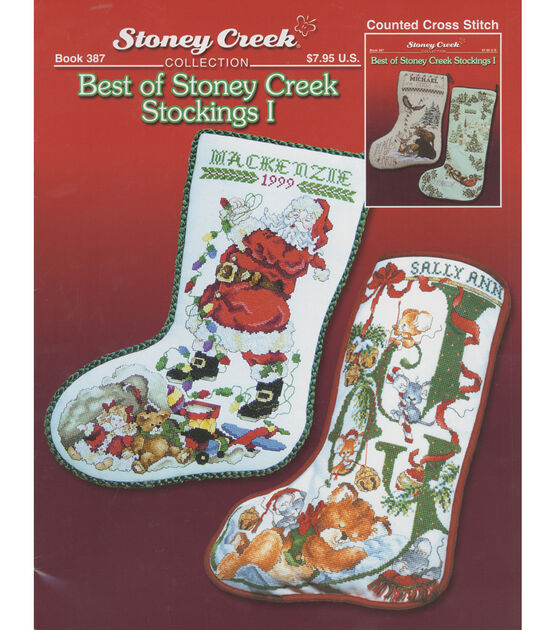 Stoney Creek 4ct Christmas Counted Cross Stitch Stocking Kit