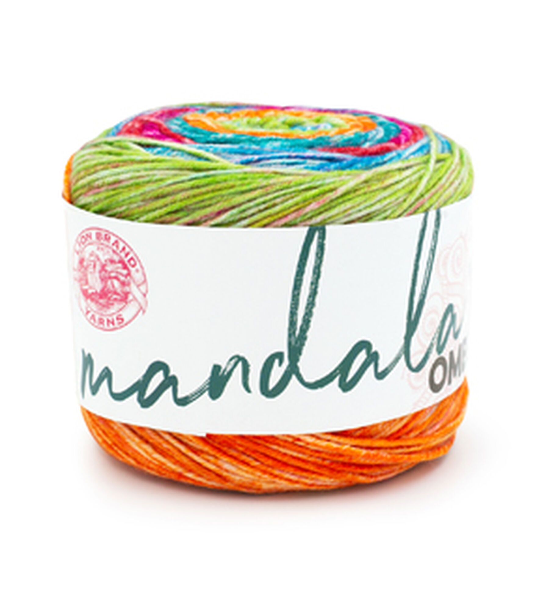 Lion Brand Mandala Ombre 5.3oz Worsted Acrylic Yarn, Happy, hi-res