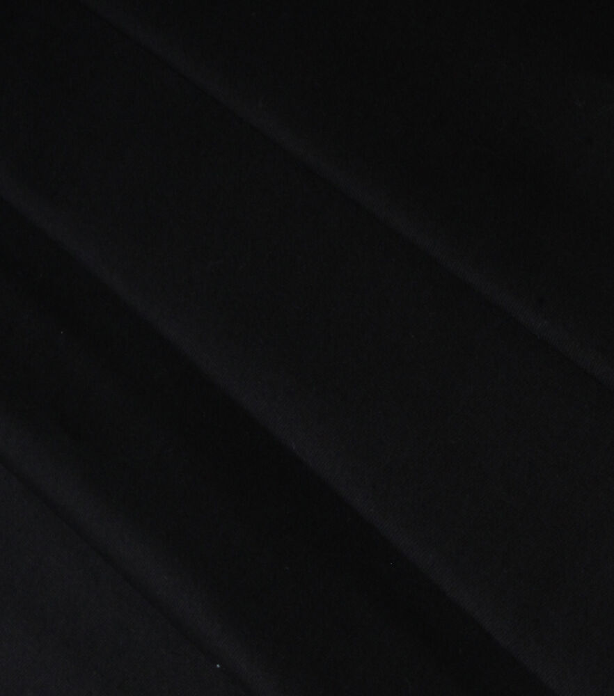 12oz Denim Fabric, Black, swatch, image 1