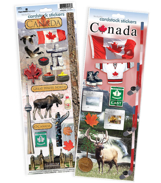 Paper House Canada Cardstock Sticker 2pk
