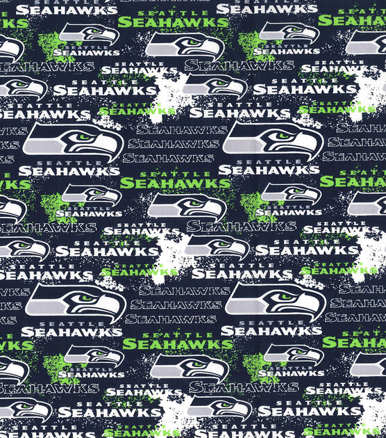 Fabric Traditions Seattle Seahawks Cotton Fabric Distressed, , hi-res, image 2