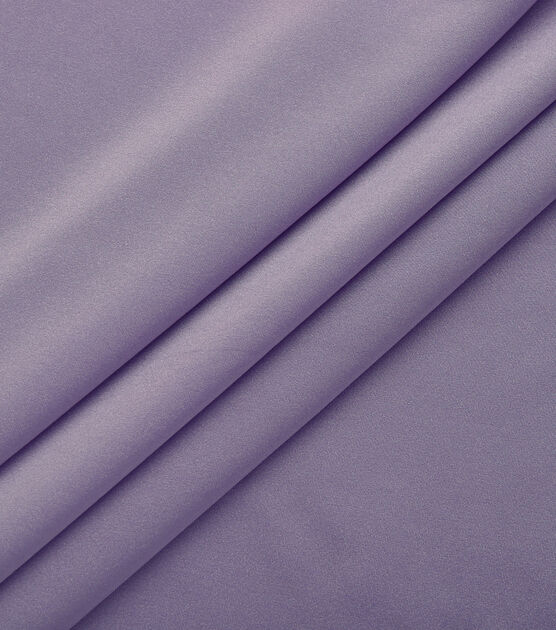 Color Q Straight Fit Light Purple Lycra Cotton Ankle Length
