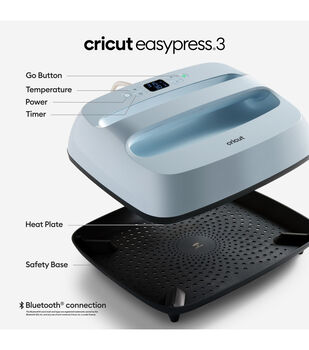 2005432 Cricut EasyPress 2 9x9 Heat Press Machine (Raspberry)
