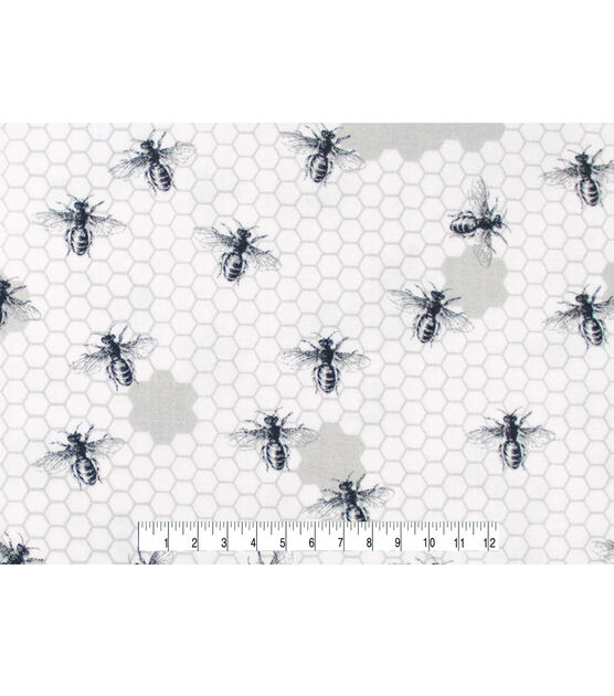 Bees in the Honeycomb Quilt Cotton Fabric by Keepsake Calico, , hi-res, image 4
