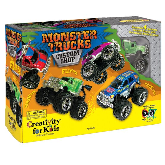 Creativity for Kids Monster Trucks Custom Shop