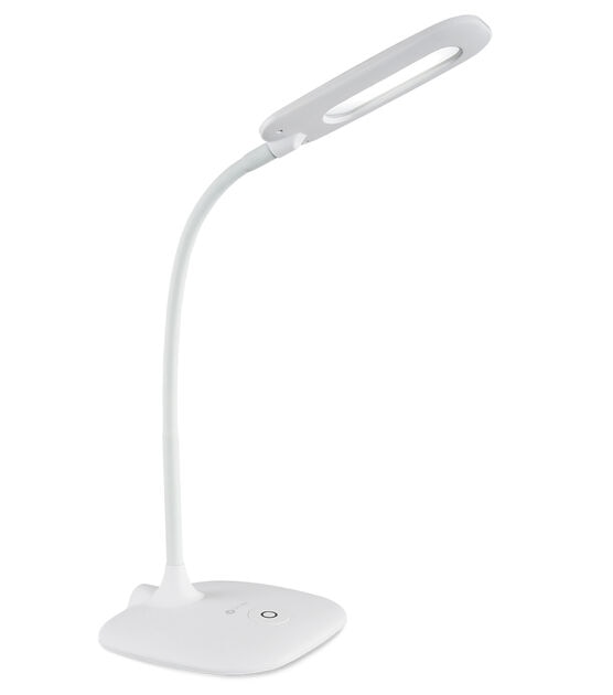 OttLite Lighting OttLite 56 LED 2 in 1 LED Magnifier Floor & Table Lamp - White - Floor Lamps - Sewing Supplies