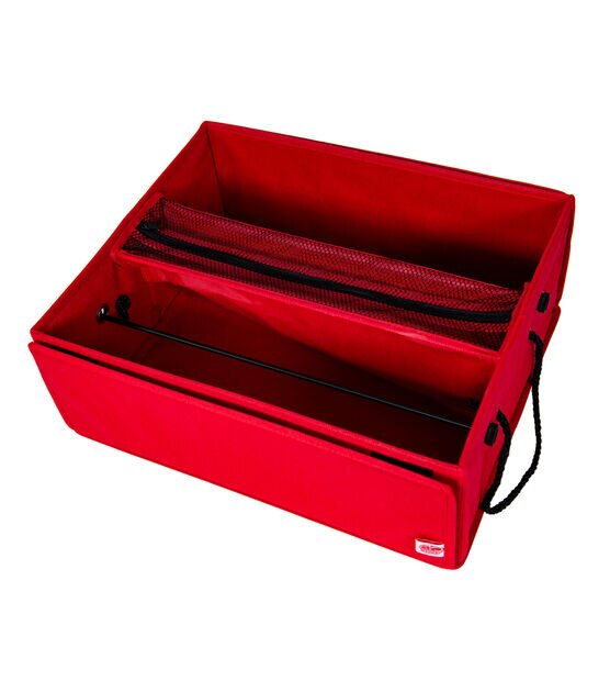 Santa's Bags Red 12 Ribbon Storage Box, , hi-res, image 8