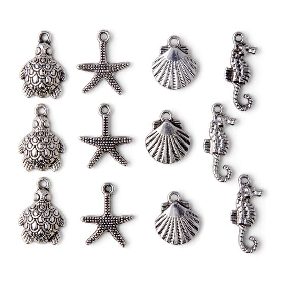 12ct Silver Sea Life Charms by hildie & jo, , hi-res, image 2