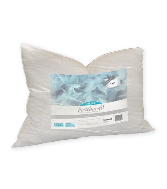 Fairfield Feather Fil Feather & Down Pillow 14" x 20", , hi-res, image 3