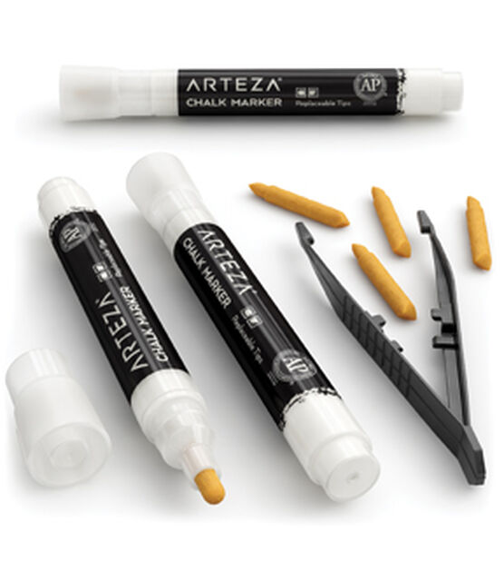 White & Coloured Liquid Chalk Marker Pens For Blackboard Black