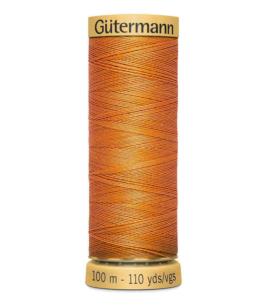 Gutermann Natural Cotton Thread 110 Yards, 1720 Apricot, swatch